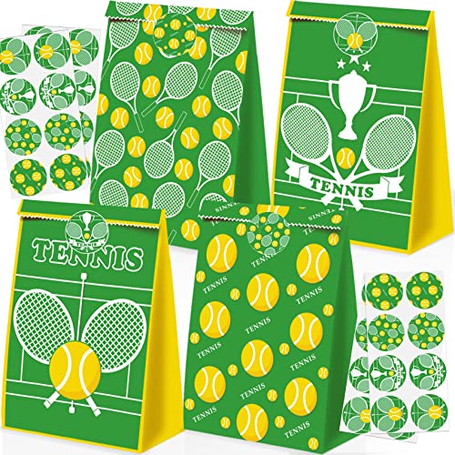 Tennis-Partytüten, Tennis-Geschenktüten, Tennis-Partygeschenke für Mädchen, Tennis, Geburtstag, Partyzubehör, 24 Stück Tennis-Partytüten, Tennis-Geschenktüten, Tennis-Partygeschenke für Mädchen, Tennis, Geburtstag, Partyzubehör, 24 Stück von BQK