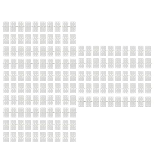 BQLZR 150 Stück ferngesteuertes Flugzeugscharnier 16 x 28 mm für Modellflugzeugproduktion zur Verbesserung der Leistung BQLZR 150 Stück ferngesteuertes Flugzeugscharnier 16 x 28 mm für Modellflugzeugproduktion zur Verbesserung der Leistung von BQLZR