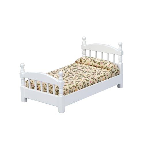 1:12 kleines Holzhaus Schlafzimmermöbel Country Trend Einzelbett für winzige Haus Zubehör Holz Puppenhäuser Einzelbett 1:12 kleines Holzhaus Schlafzimmermöbel Country Trend Einzelbett für winzige Haus Zubehör Holz Puppenhäuser Einzelbett von BRABOSTON