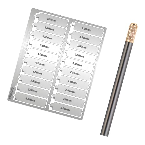 20 Stück industrielle Metall-Lochstanzer mit flachem Boden für Modellstanzen und Bastler, Werkstatt, Metallmodell-Werkzeug-Set 20 Stück industrielle Metall-Lochstanzer mit flachem Boden für Modellstanzen und Bastler, Werkstatt, Metallmodell-Werkzeug-Set von BRABOSTON