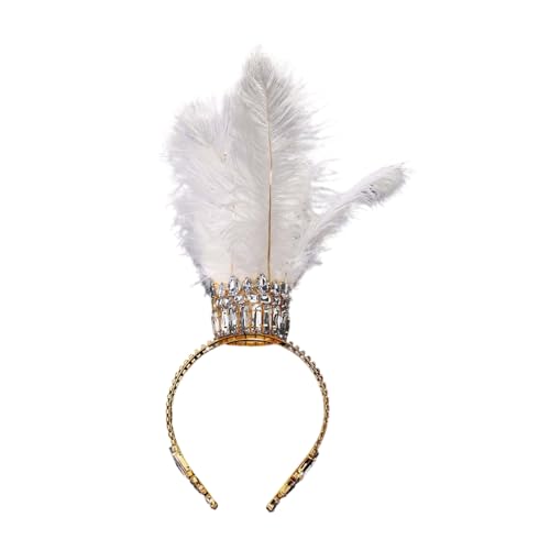 BRABOSTON Feder-Strass-Stirnband für Musik-Festivals, Kostümpartys, Karneval, Versammlungen, Veranstaltungen, Verkleidungen, Haarreifen für Erwachsene, Federfest-Krone BRABOSTON Feder-Strass-Stirnband für Musik-Festivals, Kostümpartys, Karneval, Versammlungen, Veranstaltungen, Verkleidungen, Haarreifen für Erwachsene, Federfest-Krone von BRABOSTON