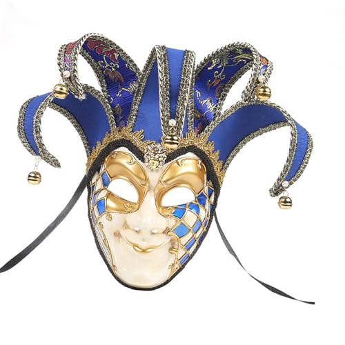 BRABOSTON Maskerade Vollgesichtsabdeckung, Kostüm, Zubehör für Damen und Herren, Halloween, Verkleidung, Karneval, Partys, verstellbare Party von BRABOSTON