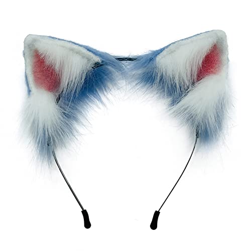 BRABOSTON Plüsch-Stirnbänder, pelziges Tier für Ohren, Haarbänder, Kätzchenohren, Haarreif, Cosplay, Kopfschmuck, Halloween-Partyzubehör, Tier-Kopfschmuck, Halloween-Kostüm BRABOSTON Plüsch-Stirnbänder, pelziges Tier für Ohren, Haarbänder, Kätzchenohren, Haarreif, Cosplay, Kopfschmuck, Halloween-Partyzubehör, Tier-Kopfschmuck, Halloween-Kostüm von BRABOSTON