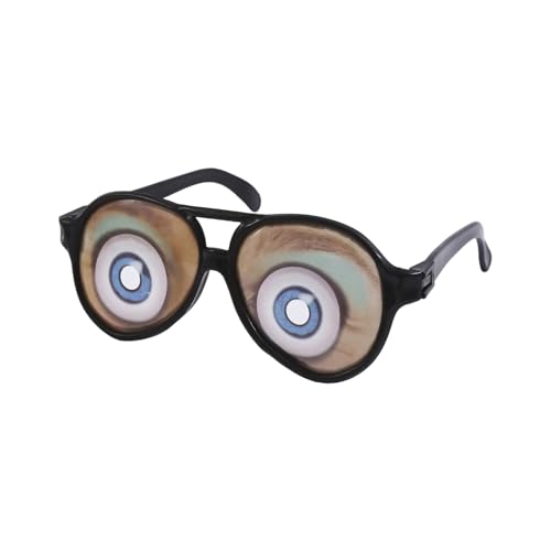 BRABOSTON Witzige Brillen mit lustigen Augen, Brillen für Halloween-Partys, Gastgeschenke, Narren, Trickspielzeug, Halloween-Brille BRABOSTON Witzige Brillen mit lustigen Augen, Brillen für Halloween-Partys, Gastgeschenke, Narren, Trickspielzeug, Halloween-Brille von BRABOSTON