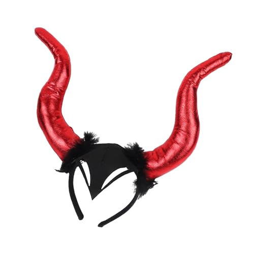 BRABOSTON Zarte Halloween-Ochsenhorn-Haarreifen, Haarbänder, Party-Dekoration für Mädchen und Damen, Foto-Requisiten, Halloween-Haarbänder für Damen und Erwachsene BRABOSTON Zarte Halloween-Ochsenhorn-Haarreifen, Haarbänder, Party-Dekoration für Mädchen und Damen, Foto-Requisiten, Halloween-Haarbänder für Damen und Erwachsene von BRABOSTON
