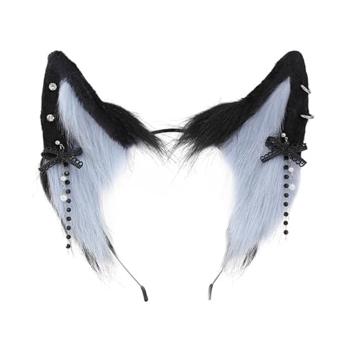 Cartoon-Stirnband, Fuchs-Ohren-Form, Haarreif, Plüsch, Karneval, Party, Kopfschmuck, Cosplay, Party, Kostüm, Requisiten, Unisex, Halloween, Stirnbänder für Damen, Halloween, Stirnbänder für Erwachsene Cartoon-Stirnband, Fuchs-Ohren-Form, Haarreif, Plüsch, Karneval, Party, Kopfschmuck, Cosplay, Party, Kostüm, Requisiten, Unisex, Halloween, Stirnbänder für Damen, Halloween, Stirnbänder für Erwachsene von BRABOSTON