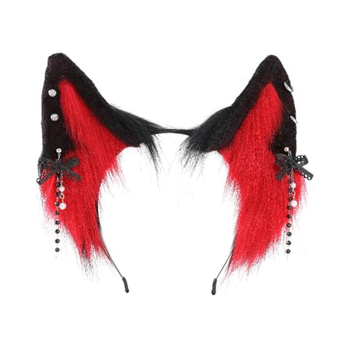Cartoon-Stirnband, Fuchs-Ohren-Form, Haarreif, Plüsch, Karneval, Party, Kopfschmuck, Cosplay, Party, Kostüm, Requisiten, Unisex, Halloween, Stirnbänder für Damen, Halloween, Stirnbänder für Erwachsene Cartoon-Stirnband, Fuchs-Ohren-Form, Haarreif, Plüsch, Karneval, Party, Kopfschmuck, Cosplay, Party, Kostüm, Requisiten, Unisex, Halloween, Stirnbänder für Damen, Halloween, Stirnbänder für Erwachsene von BRABOSTON