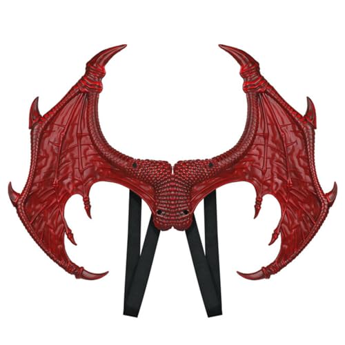 Drachenflügel-Kostüm für Kinder, Flügelschwanz, Kinder, Halloween, Cosplay, zum Verkleiden für Mädchen Drachenflügel-Kostüm für Kinder, Flügelschwanz, Kinder, Halloween, Cosplay, zum Verkleiden für Mädchen von BRABOSTON