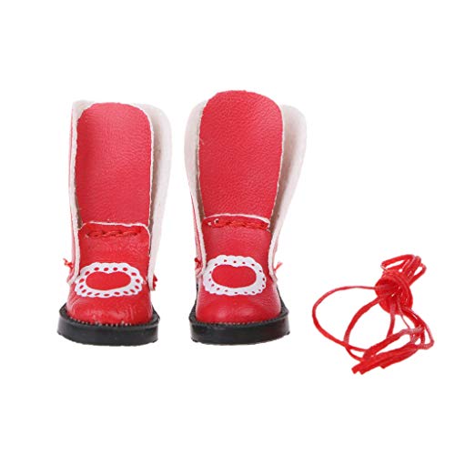 Handgefertigt für Puppenschuhe, Stiefel, Mädchen, Rollenspiel, modische Stoffschuhe von BRABOSTON