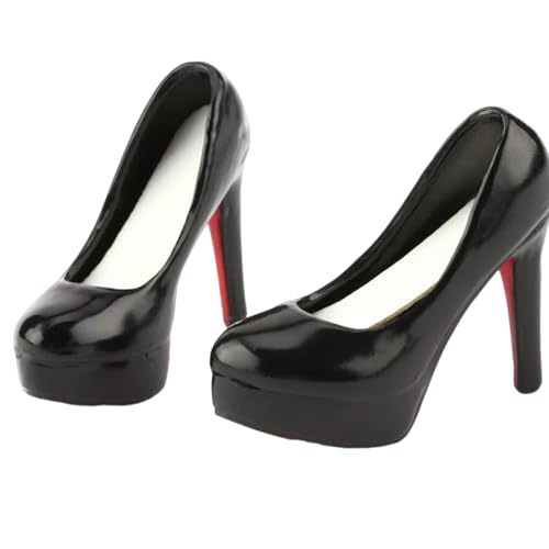 High Heel Model Figur für 1/6 weibliche Actionfiguren, realistisches Design, Puppenschuhe, Dressingup, Zubehör, Schuhe zum Ausstellen von BRABOSTON