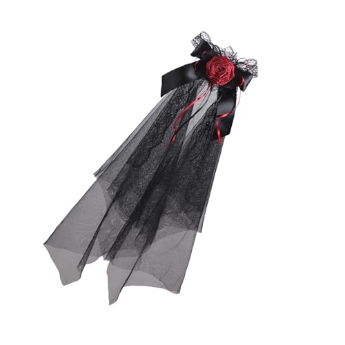 Leichter, atmungsaktiver Kopfschmuck für Halloween-Kostüme, sicherer Halt, Haardekoration, Haarteil für Punk-Outfits, atmungsaktiv, Gothic von BRABOSTON