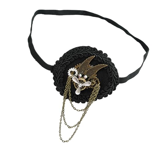 Party-Kostüm-Zubehör, Zahnradkette, Augenabdeckung, atmungsaktive Polyester-Legierung, Dekoration, sicher für festliche Zusammenkünfte, Kostüm-Brillen Party-Kostüm-Zubehör, Zahnradkette, Augenabdeckung, atmungsaktive Polyester-Legierung, Dekoration, sicher für festliche Zusammenkünfte, Kostüm-Brillen von BRABOSTON