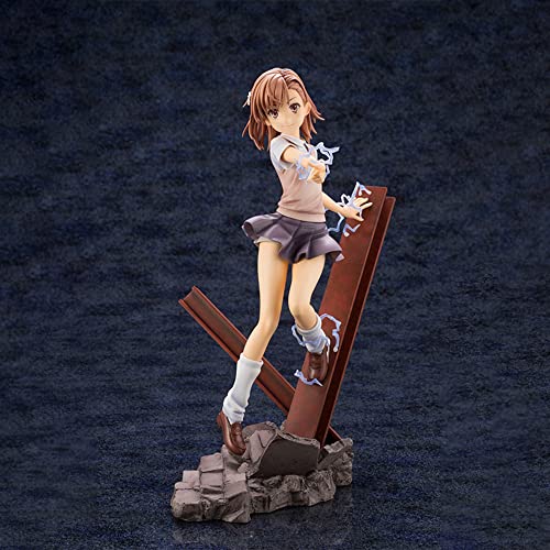 Misaka Mikoto, Schuluniform-Schönheit, 25 cm Ornamente, wissenschaftliche Railgun, Anime-Spiel, PVC-Figur, Preise, Modelle, Otaku-Anime-Fan, Geburtstagsgeschenk, Sammlerstück, Dekorationsspielzeug für Misaka Mikoto, Schuluniform-Schönheit, 25 cm Ornamente, wissenschaftliche Railgun, Anime-Spiel, PVC-Figur, Preise, Modelle, Otaku-Anime-Fan, Geburtstagsgeschenk, Sammlerstück, Dekorationsspielzeug für von BRADEC