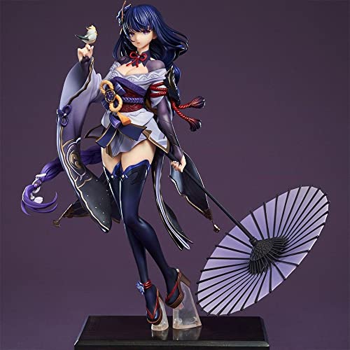 Raiden Shogun, Binary Beauty Girl 26cm Skulptur, Genshin Impact, Anime Spiel PVC Figur, Otaku Anime Fan Geburtstagsgeschenk, Computer Schreibtisch Dekoration, Sammlerspielzeug für Erwachsene Raiden Shogun, Binary Beauty Girl 26cm Skulptur, Genshin Impact, Anime Spiel PVC Figur, Otaku Anime Fan Geburtstagsgeschenk, Computer Schreibtisch Dekoration, Sammlerspielzeug für Erwachsene von BRADEC