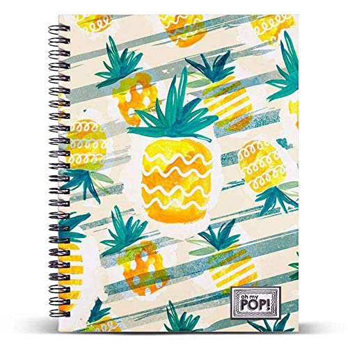 Oh My Pop Ananas A5 notebook von Oh My Pop!