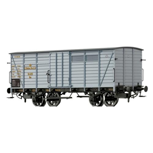 49883 H0 Gedeckter Güterwagen Gm, K.Sächs.STS.E.B., Ep.I von BRAWA