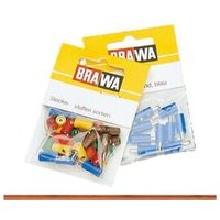 BRAWA 3044 H0 Muffen rund, 2,5 mm, braun [10 Stück] von BRAWA