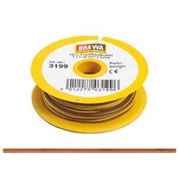 BRAWA 3199 H0 Flachbandlitze, 0,14 mm², 10-m-Spule, braun/gelb BRAWA 3199 H0 Flachbandlitze, 0,14 mm², 10-m-Spule, braun/gelb von BRAWA