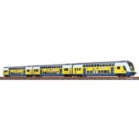 BRAWA 44570 H0 Doppelstock-Wagenset 3er-Set (RE 3 Hamburg Hbf) Analog BASIC+, Metronom, Ep. VI von BRAWA