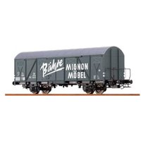 BRAWA 47251 H0 Gedeckter Güterwagen Glmhs, DB, Ep. III von BRAWA