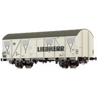 BRAWA 47282 H0 Gedeckter Güterwagen Gbs 245 „Liebherr”, DB, Ep. IV von BRAWA