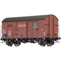 BRAWA 47974 H0 Gedeckter Güterwagen Gms 30 "EHEIM ESSLINGER ELEKTROSPIELWAREN” Brit-US-Zone, DB, Ep. III von BRAWA