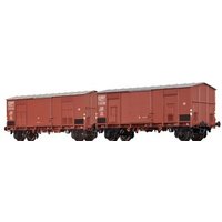 BRAWA 48573 H0 2er-Einheit Spitzdachwagen F, FS, Ep. III BRAWA 48573 H0 2er-Einheit Spitzdachwagen F, FS, Ep. III von BRAWA