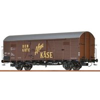 BRAWA 48724 H0 Gedeckter Güterwagen Hbcs-w „Alma Käse”, ÖBB, Ep. IV von BRAWA