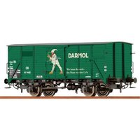 BRAWA 49050 H0 Gedeckter Güterwagen G 10 „Darmol“, DB, Ep. III BRAWA 49050 H0 Gedeckter Güterwagen G 10 „Darmol“, DB, Ep. III von BRAWA