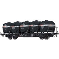 BRAWA 49122 H0 Behältertragwagen Lbs589 "DEA" mit Containern Ddikr603, DB, Ep. IV von BRAWA