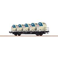 BRAWA 49133 H0 Behältertragwagen Lbs 589 mit Efkr 401 „Südzucker“, DB, Ep. IV von BRAWA