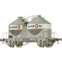 BRAWA 50536 H0 Staubbehälterwagen Ucs 908 "Dyckerhoff", DB, Ep. IV von BRAWA