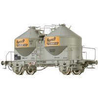 BRAWA 50573 H0 Staubbehälterwagen Ucs 908 "Mandt Feldspat", DB, Ep. IV von BRAWA