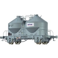 BRAWA 50574 H0 Staubbehälterwagen Ucs 908 "dorfner", DB, Ep. IV von BRAWA