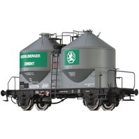 BRAWA 50578 H0 Staubbehälterwagen Ucs909 "Heidelberger Zement", DB, Ep. IV von BRAWA