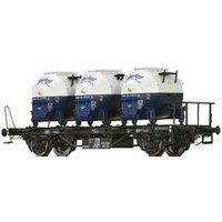 BRAWA 50598 H0 Behältertragwagen BTs 30 mit Efkr401 "Birkel", DB, Ep. III von BRAWA