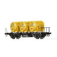 BRAWA 50608 H0 Behältertragwagen Lbs577 mit Ddikr621 "Dinkelacker", DB, Ep. III von BRAWA