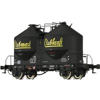 BRAWA 50662 H0 Staubbehälterwagen Kds 56 "Clubmast Clubkraft", DB, Ep. III von BRAWA