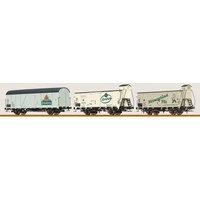 BRAWA 50712 H0 3er Set TNF/G10 Bierwagen Wechselstrom, DR, Ep. III-IV von BRAWA