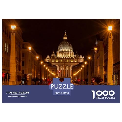 1000-teiliges Puzzle, Washington DC, Puzzle für Erwachsene, Holzpuzzle, Lernspiel für Erwachsene, Kinder, 1000 Teile (75 x 50 cm) von BREAUX