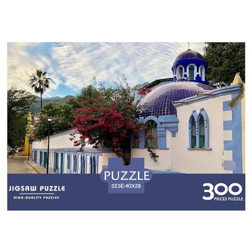 300-teiliges Puzzle für Erwachsene, Magic Village Gifts, kreative rechteckige Puzzles, Holzpuzzle 300 Teile (40 x 28 cm) von BREAUX