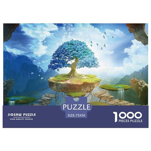 Alle Bäume des Ursprungs, 1000-teiliges Puzzle für Erwachsene, kreatives rechteckiges Holzpuzzle, Geschenk für Freunde und Familie, 1000 Teile (75 x 50 cm) von BREAUX