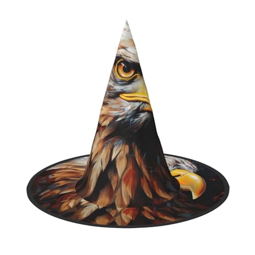 BREAUX Adleraufdruck Halloween Hexe und Zauberer Hut Hexenkostüm für Themendekoration Halloween Party BREAUX Adleraufdruck Halloween Hexe und Zauberer Hut Hexenkostüm für Themendekoration Halloween Party von BREAUX