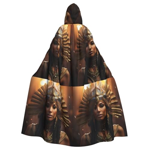 BREAUX Ancient Egypt Tribe Series Print Halloween Adult Hooded Cloak Cape for Parties Carnival Cosplay Costumes Stage Decorations BREAUX Ancient Egypt Tribe Series Print Halloween Adult Hooded Cloak Cape for Parties Carnival Cosplay Costumes Stage Decorations von BREAUX