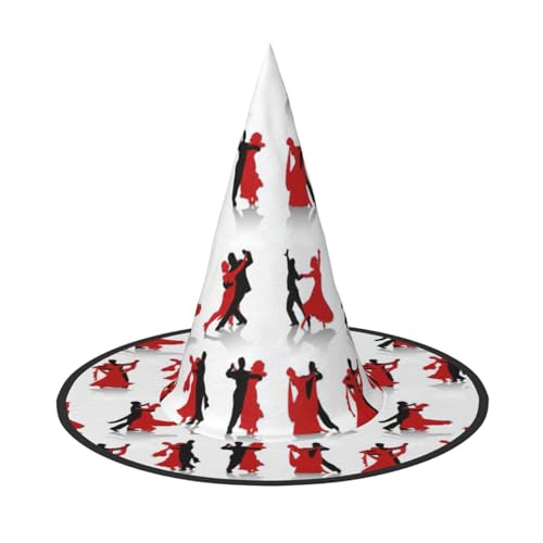 BREAUX Ballsaal Tanzdruck Halloween Hexe und Zauberer Hut Hexenkostüm für Themendekoration Halloween Party BREAUX Ballsaal Tanzdruck Halloween Hexe und Zauberer Hut Hexenkostüm für Themendekoration Halloween Party von BREAUX