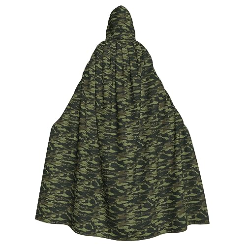BREAUX Camouflage Druck Halloween Umhang Halloween Umhang Halloween Kapuzenumhang Erwachsene Party Dekoration Umhang von BREAUX