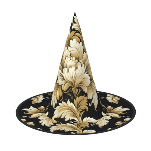 BREAUX Damastmuster Druck Halloween Hexe und Zauberer Hut Hexenkostüm für Themendekoration Halloween Party BREAUX Damastmuster Druck Halloween Hexe und Zauberer Hut Hexenkostüm für Themendekoration Halloween Party von BREAUX