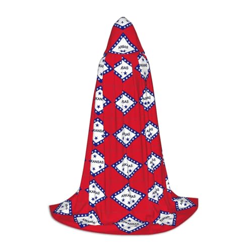 BREAUX Gemütlicher Kapuzenumhang mit Arkansas Staatsflagge, stilvoller Kapuzenumhang für Damen und Herren, kann für Karneval verwendet werden BREAUX Gemütlicher Kapuzenumhang mit Arkansas Staatsflagge, stilvoller Kapuzenumhang für Damen und Herren, kann für Karneval verwendet werden von BREAUX