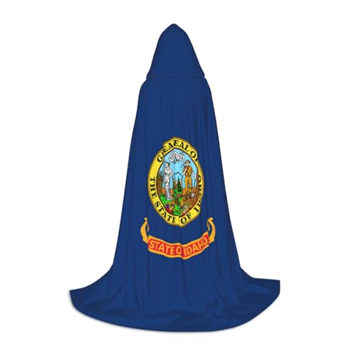 BREAUX Gemütlicher Kapuzenumhang mit Idaho Staatsflagge, stilvoller Kapuzenumhang für Damen und Herren, kann für Karneval verwendet werden BREAUX Gemütlicher Kapuzenumhang mit Idaho Staatsflagge, stilvoller Kapuzenumhang für Damen und Herren, kann für Karneval verwendet werden von BREAUX