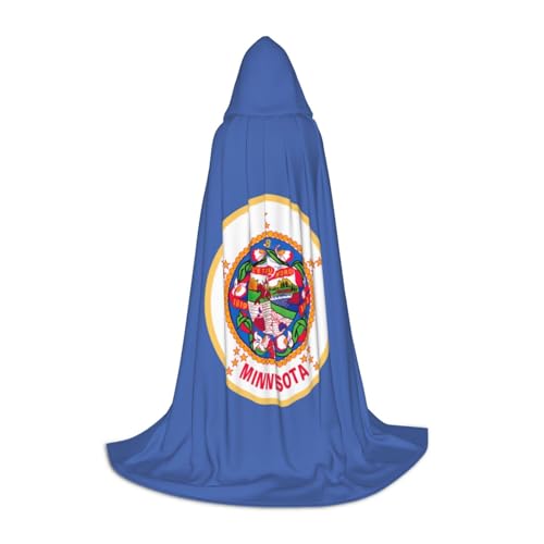 BREAUX Gemütlicher Kapuzenumhang mit Minnesota-Staatsflagge, stilvoller Kapuzenumhang für Damen und Herren, kann für Karneval verwendet werden BREAUX Gemütlicher Kapuzenumhang mit Minnesota-Staatsflagge, stilvoller Kapuzenumhang für Damen und Herren, kann für Karneval verwendet werden von BREAUX
